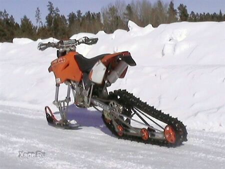 Снежный мотоцикл - Snowbike