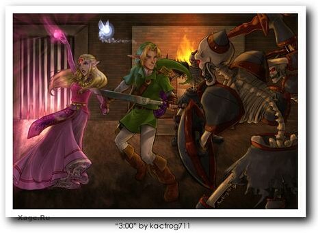 Фан-арт по игре Legend of Zelda