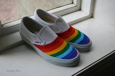 Креативные тапочки Vans