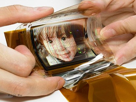 Первый эластичный OLED дисплей толщиной с лист