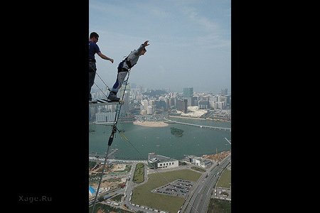 Самая высокая тарзанка в мире