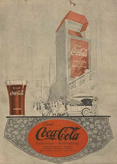 История рекламы Coca Cola