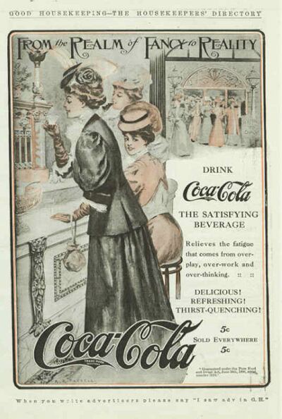 История рекламы Coca Cola