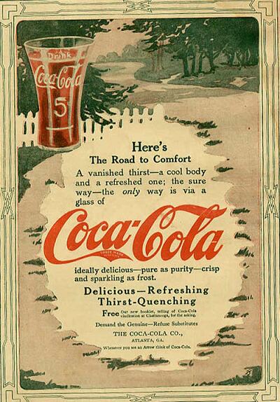 История рекламы Coca Cola