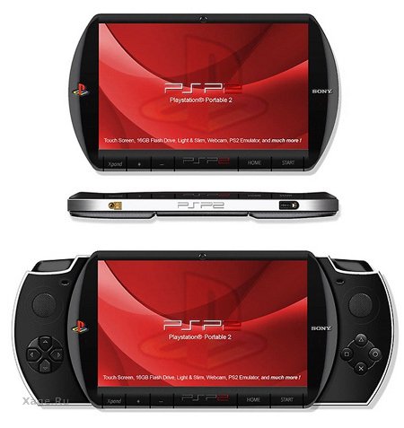 Возможные варианты дизайна Sony PSP 2