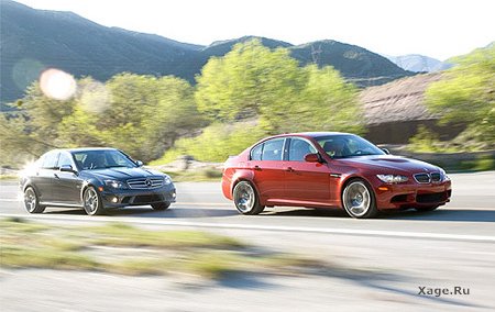 Mercedes C63 AMG vs. BMW M3