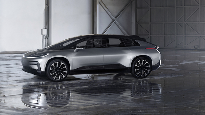 Faraday Future представил самый быстрый в мире автономный электрокар